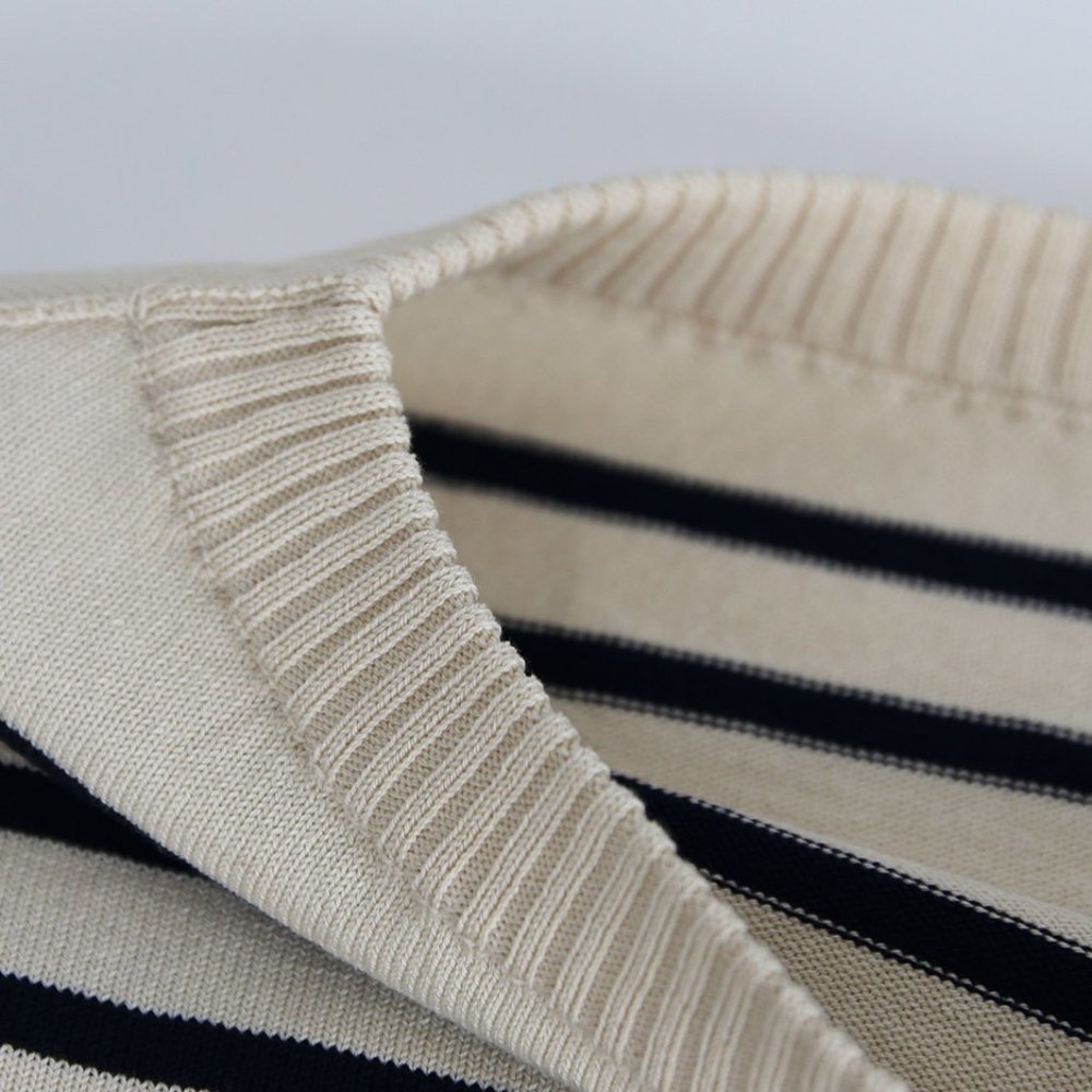 Andersen-Andersen Boatsman Shirt – Raw Cotton/Royal Blue Stripe | Size Small - Picture 2 of 5